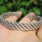 999 to 970 fine silver hill tribe bangle bracelet Thailand jewelry art A80