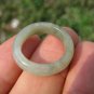 Natural Grade A Jadiete Jade ring stone carving Size 6.5 A740