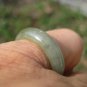 Natural Grade A Jadiete Jade ring stone carving Size 6.5 A740
