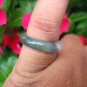 Large Natural Jadeite Jade Ring Thailand Jewelry Art Size 4.75 EB 439