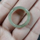 Natural  Grade A  Jadiete  Jade ring stone carving  Size 8.25  A7138
