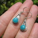 925 Silver Turquoise Earrings ( earring ) Nepal Jewelry art 925 Silver Turquoise Earrings ( earring ) Nepal Jewelry art
