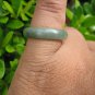 Natural Jadeite Jade ring Thailand jewelry stone mineral size 7 US EB 060