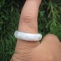Natural Jadeite Jade ring Thailand jewelry stone mineral size 7 US EB 015