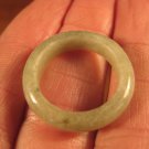 Natural Grade A  Jadeite Jade ring stone mineral carving  Size 7.5 US  A680
