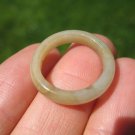 Natural Jadeite Jade ring Thailand jewelry stone mineral size 6.25 A522
