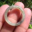 Large Natural Jadeite Jade Ring Thailand Jewelry Art Size 6.75 EB 526