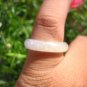 Large Natural Jadeite Jade Ring Thailand Jewelry Art Size 6.75 EB 528