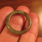 Natural Grade A  Jadeite Jade ring stone mineral carving  Size 6.75 US  A786