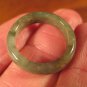 Natural Jadeite Jade ring stone mineral carving Size 6.75 US A576