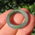 Natural Jadeite Jade ring Thailand jewelry stone mineral art size 7.25 A605