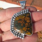 925 Silver Natural Brown Arizona Turquoise Pendant Necklace Taxco Mexico UN579 925 Silver Natural Brown Arizona Turquoise Pendant Necklace Taxco Mexico UN579