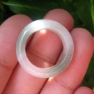 Large Natural Jadeite Jade Ring Thailand Jewelry Art Size 4.75 EB 514