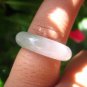 Large Natural Jadeite Jade Ring Thailand Jewelry Art Size 4.75 EB 514