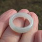 Natural Large Jadeite Jade Ring Northern Stone Mineral Size 7.25 US A3620