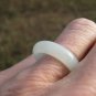 Natural Large Jadeite Jade Ring Northern Stone Mineral Size 7.25 US A3620