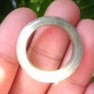 Large Natural Jadeite Jade Ring Thailand Jewelry Art Size 6.75 EB 513