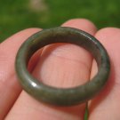 Natural Grade A  Jadeite Jade ring stone mineral carving  Size 7 US  A2235