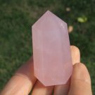 Natural Rose Quartz stone point Mineral art carving A52 Natural Rose Quartz stone point Mineral art carving A52