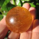 Natural calcite quartz stone crystal  ball Mineral art carving A40
