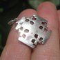 925 Sterling Silver Fivefold Cross Crusaders Cross Medal A18