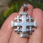 925 Silver Jerusalem Cross Five Fold Cross  A40