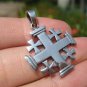 925 Silver Jerusalem Cross Five Fold Cross  A40
