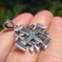 925 Silver Jerusalem Cross Five Fold Cross  A40