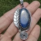 925 Silver Lapis Lazul Pendant Necklace Taxco Mexico CH622 925 Silver Lapis Lazul Pendant Necklace Taxco Mexico CH622