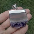 925 Sterling Silver Amethyst Geode Taxco Mexico CH8389