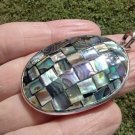 Mother Of Pearl Shell Pendant Necklace Thailand CH8432 Mother Of Pearl Shell Pendant Necklace Thailand CH8432