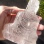 Large Natural Quartz Crystal Buddha Statue India Size 5.5" CH2117
