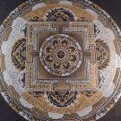 24 k gold silver Ohm Thangka Tanka Painting Nepal CH984