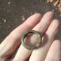 natural jadeite Jade ring Myanmar size 6.75 us g733