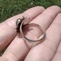 925 Silver sun stone ring Taxco Mexico Size 7 slightly adjustable ch5312