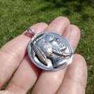 Large 925 Silver American Indian Pendant Large 925 Silver American Indian Pendant