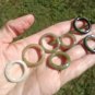 Natural Jadeite Jade Ring Set 7 Myanmar CH4872