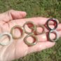 Natural Jadeite Jade Ring Set 7 Myanmar CH4872