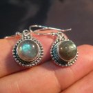 925 Silver Labradorite stone crystal stone earrings N69778 925 Silver Labradorite stone crystal stone earrings N69778