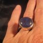 925 Silver Lapis Lazul Lazuli Ring Nepal size 8.75 AN3866