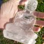 Large Natural Rainbow Quartz Crystal Shakyamuni Buddha Statue Jaipur India CH90