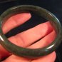 Green Jadeite Jade stone crystal mineral Bangle bracelet Northern Thailand N342