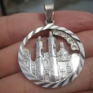 925 Silver Authentic Taxco Mexico 270 Year Old Church Pendant Necklace A7259 925 Silver Authentic Taxco Mexico 270 Year Old Church Pendant Necklace A7259