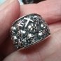 925 Silver Skull Ring Thailand Size 6.5 CH58
