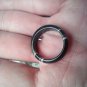 Black Agate natural stone ring Size 6.75 CH634