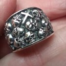 925 Silver Skull Ring Thailand Size 7.5 CH59 925 Silver Skull Ring Thailand Size 7.5 CH59