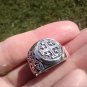 925 Silver Knights Ring Size 9.5 A6463