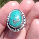 950 Silver Natural Sonora Turquoise Ring Size 6 CH6818 950 Silver Natural Sonora Turquoise Ring Size 6 CH6818