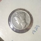 Old Silver Mercury Dime 1929 Philadelphia CH19456 Old Silver Mercury Dime 1929 Philadelphia CH19456
