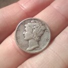 Old Silver Mercury Dime 1945 CH1945 Old Silver Mercury Dime 1945 CH1945